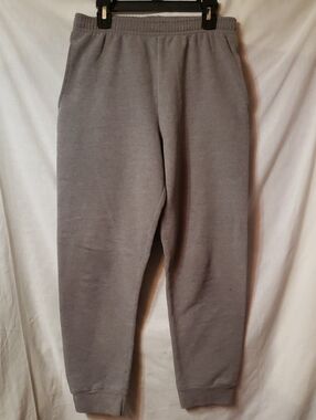 Hanes Gray Kids Sweatpants Elastic Waist Joggers
